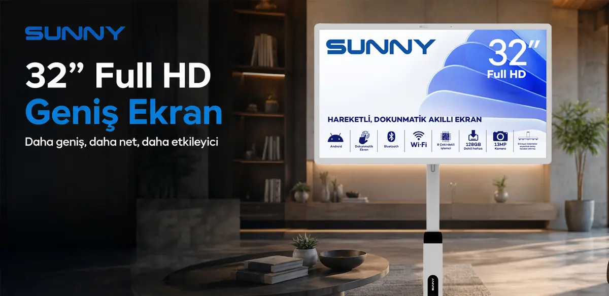Sunny 32 inç Full HD geniş ekran