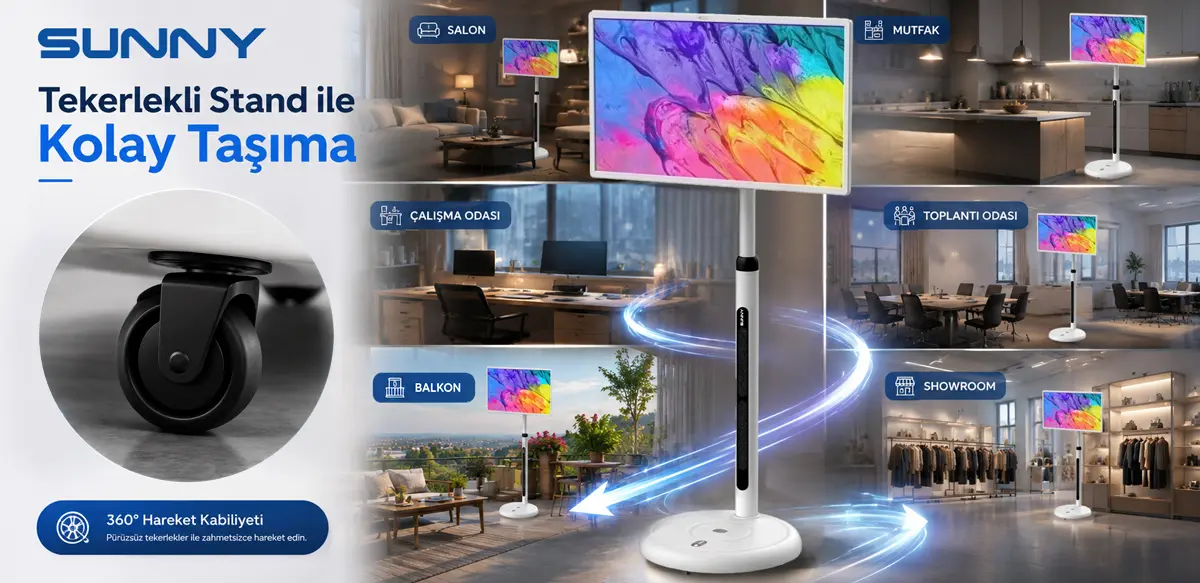 Sunny akıllı monitör kablosuz özgür kullanım
