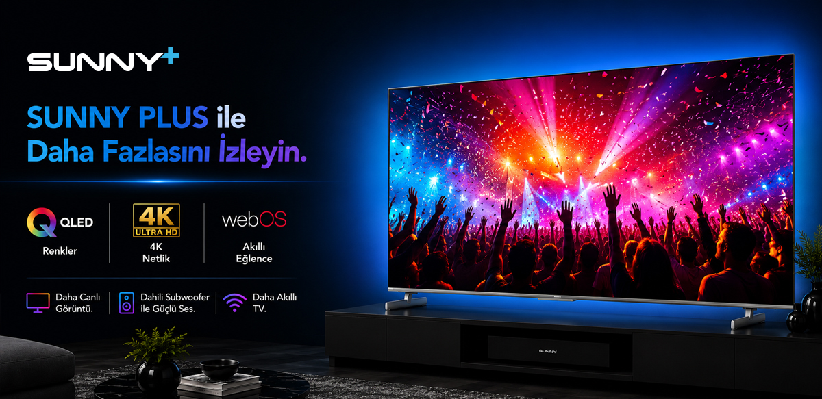 SUNNY PLUS QLED 4K UHD webOS TV
