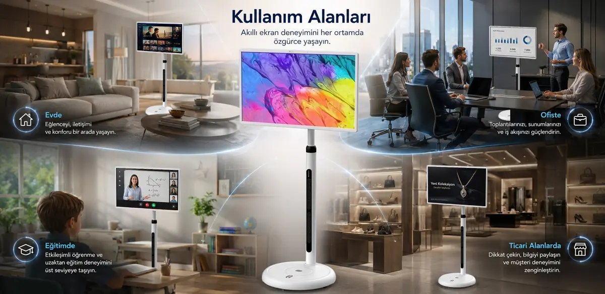 Sunny taşınabilir monitör ofis eğitim ve ticari kullanım