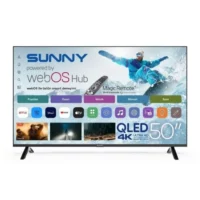 SUNNY 50’’ Frameless UHD 4K webOS 2.0 QLED TV SN50QMN2521